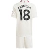 Original Trikotsatz Manchester United Casemiro 18 Ausweichtrikot 2023-24 Für Kinder